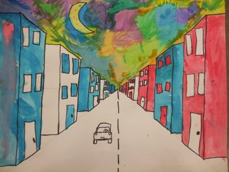 Перспектива в рисовании для детей