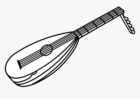 Лютня рисунок
