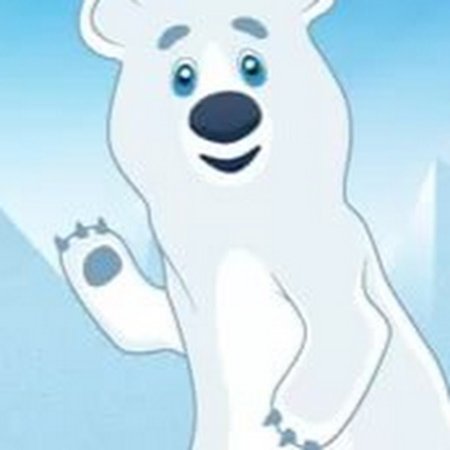 Белый медведь рисунок