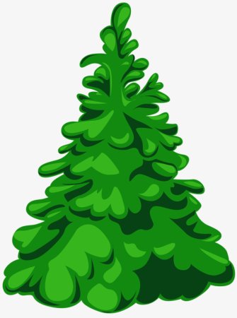 Елки мультяшные
