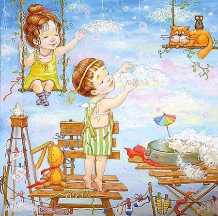 Милые картины художницы Екатерины Дудник