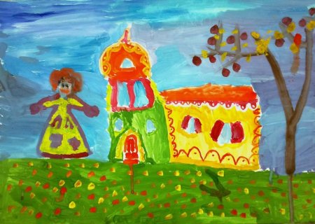 Терем детские рисунки