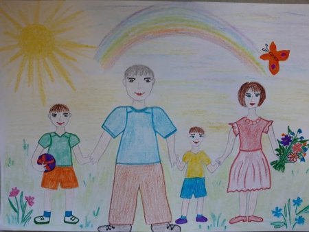 Рисование моя семья