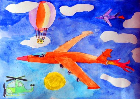 Рисунки на тему ВВС детские