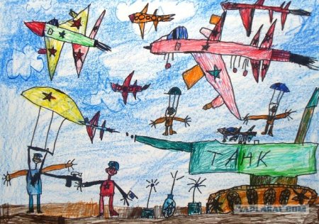 Детские рисунки самолетов