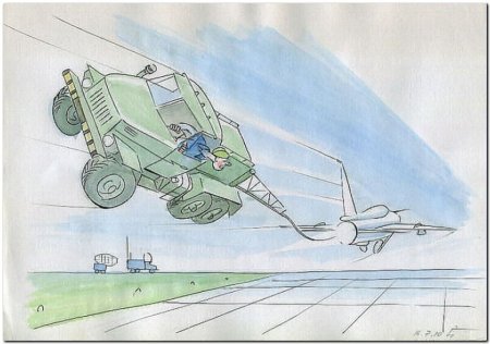 Карикатуры про авиацию