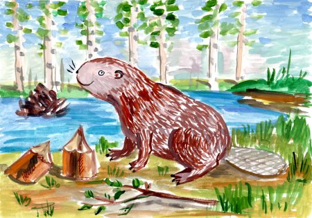 Рисунки Бобров