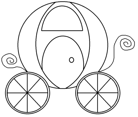 Рисовать карету Золушки