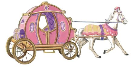 Карета для Золушки рисование