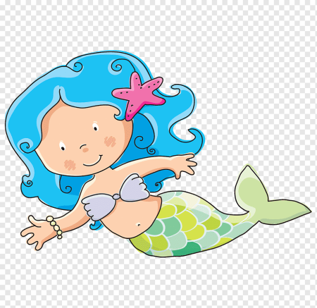 Изображение русалки для детей