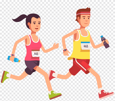 Спортсмен на прозрачном фоне