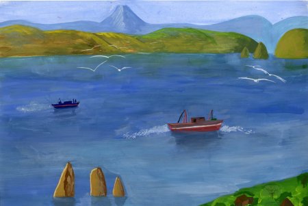 Рисунок Камчатка детский