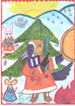 Живопись вулканы Камчатки