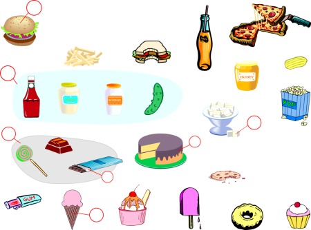 Задания с едой