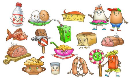 Продукты рисунок