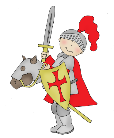 Средневековый рыцарь для детей