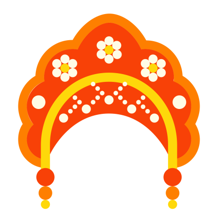 Кокошник рисунок