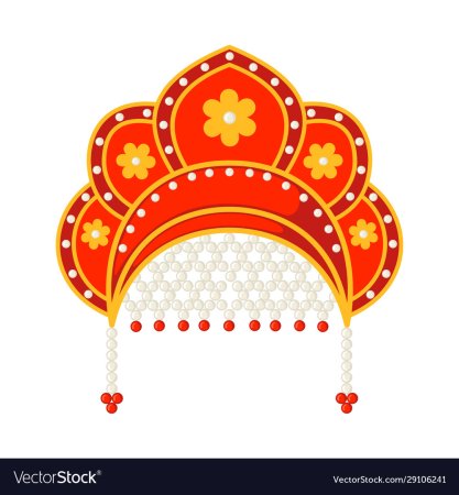 Кокошник вектор