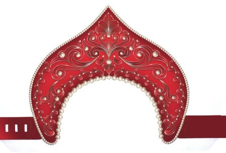 Узоры для кокошника трафарет