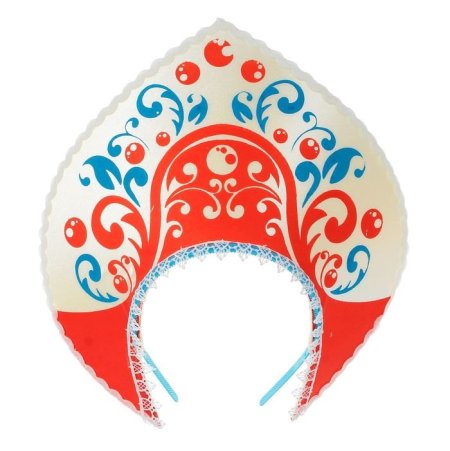 Кокошник раскраска