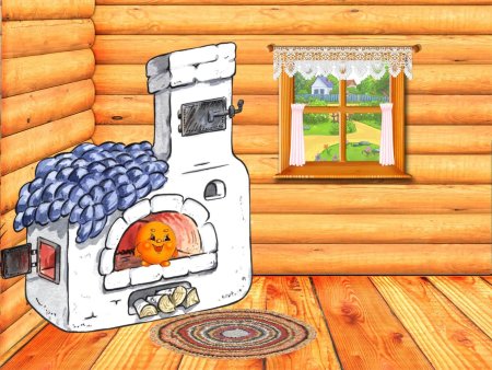 Изба картинки для детей