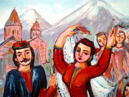 Рисование традиции армян