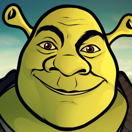 Лица героев мультфильмов