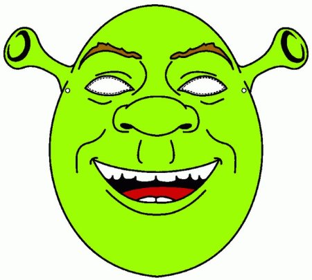 Маска Шрек маска Шрек