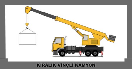 Строительный кран аппликация