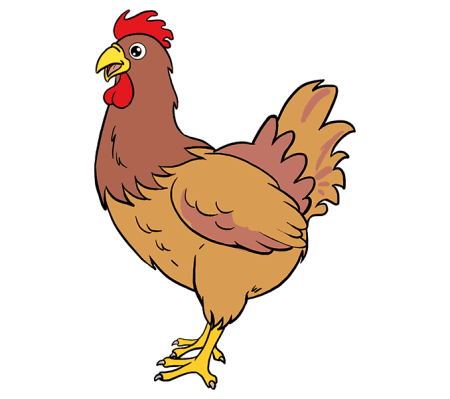 Куры мультяшные