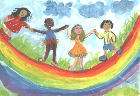 Рисунок на тему Дружба