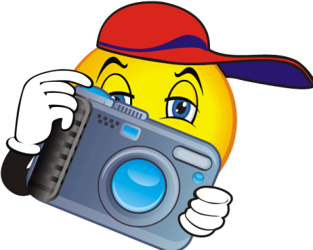 Смайлик с фотоаппаратом