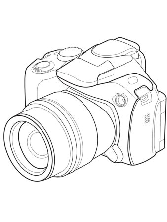 Фотоаппарат рисунок