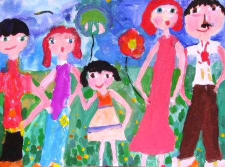 Рисунок на тему моя семья