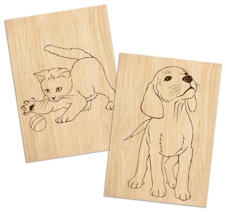 Набор для выжигания "фэнтези" (2 фанерки в наборе) 200153656_4