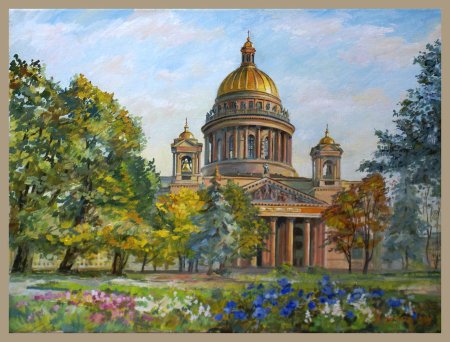 Исаакиевский собор пейзаж