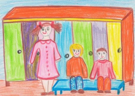 Рисование мой любимый детский сад
