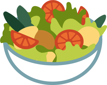 Мультяшные блюда салат