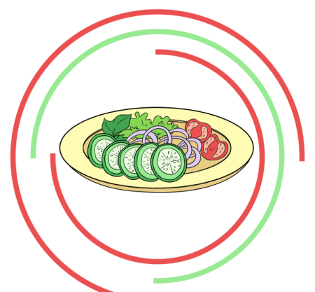 Рисунки на тему салатов