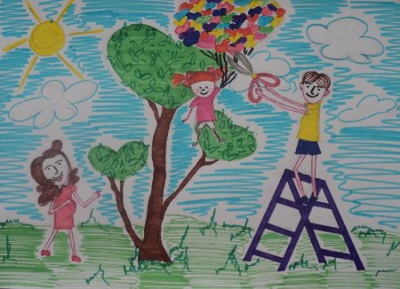 Конкурс рисунков на тему детство