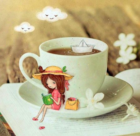 Милые утренние иллюстрации