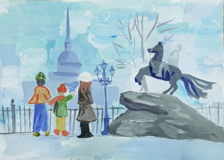 Рисунки Петербурга детские