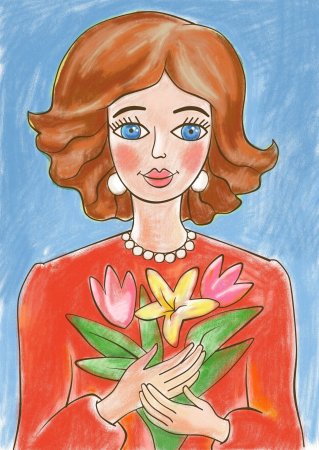 Рисование мама