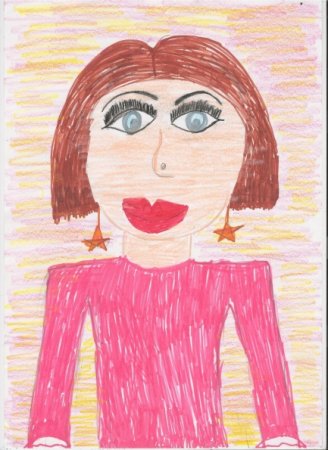 Детские рисунки мамы