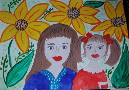 Рисование моя мама