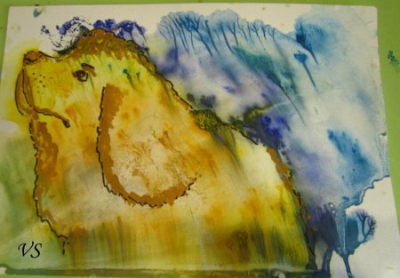 Фрактальная монотипия Леа-тути Лившиц