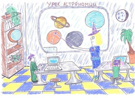 Школа будущего детские рисунки