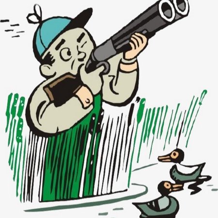 Охотник мультяшный