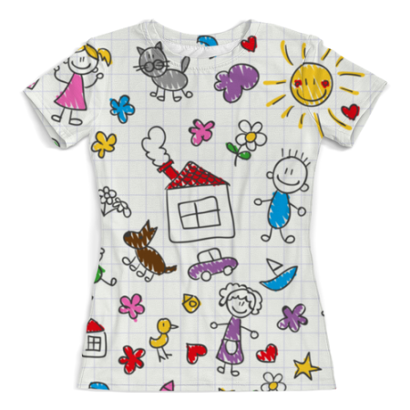 Детские принты на футболки