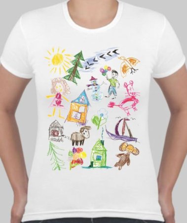 Футболки с детскими рисунками
